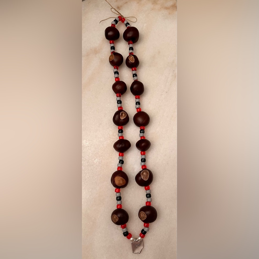 Buckeye necklace